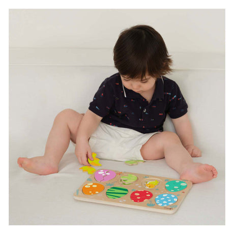 Klasyczny świat drewniane puzzle dinozaury zabawki edukacyjne 25 sztuk.