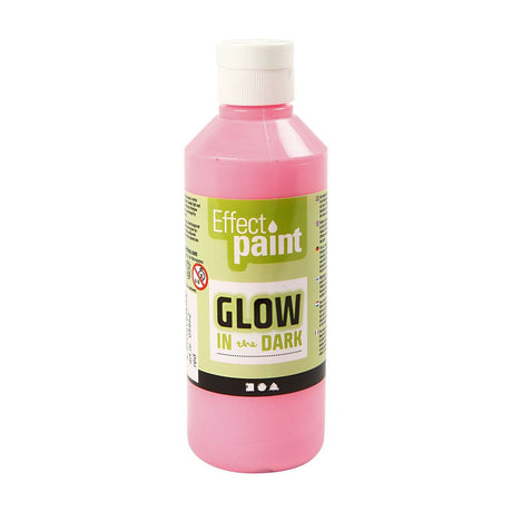 Farba firmy Creativ świecąca w ciemności - jasnoczerwona, 250ml