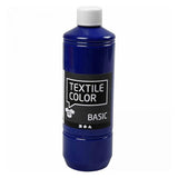 Farba do tekstyliów firmy Creativ - kolory podstawowe, 5x500ml