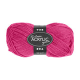 Włóczka akrylowa firmy Creativ neon - neonowy róż, 50gr