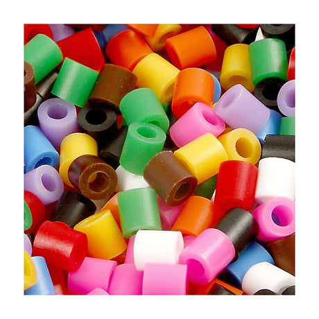 Firma Creativ https: www.cchobby.nl koraliki do naprasowania-rozmiar-5x5-mm-rozmiar dziurki-2-5-mm-średni-standard-kolory-1100-sztuka-1-pudełko