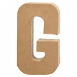 Kreatywny list firmowy z papieru-mâché - g, 20,5cm