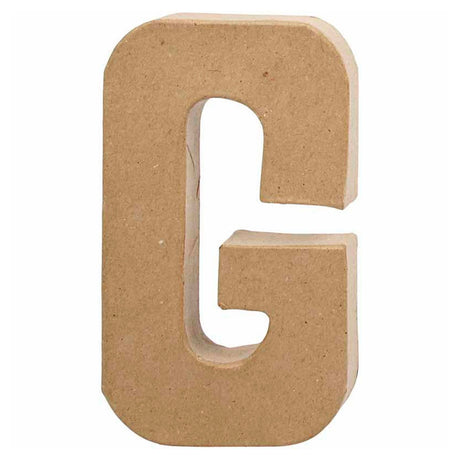 Kreatywny list firmowy z papieru-mâché - g, 20,5cm