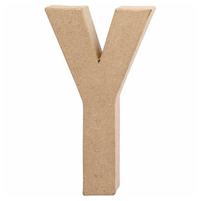 List firmowy Creativ z papieru-mâché - y, 20,5cm