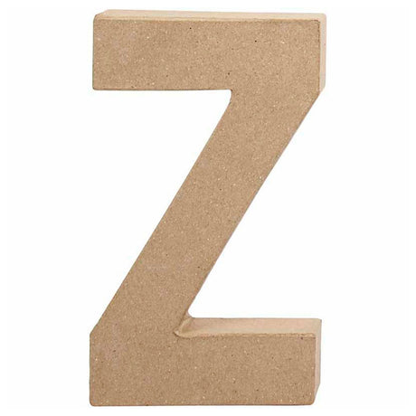 Kreatywny list firmowy papier-mache - z, 20,5cm