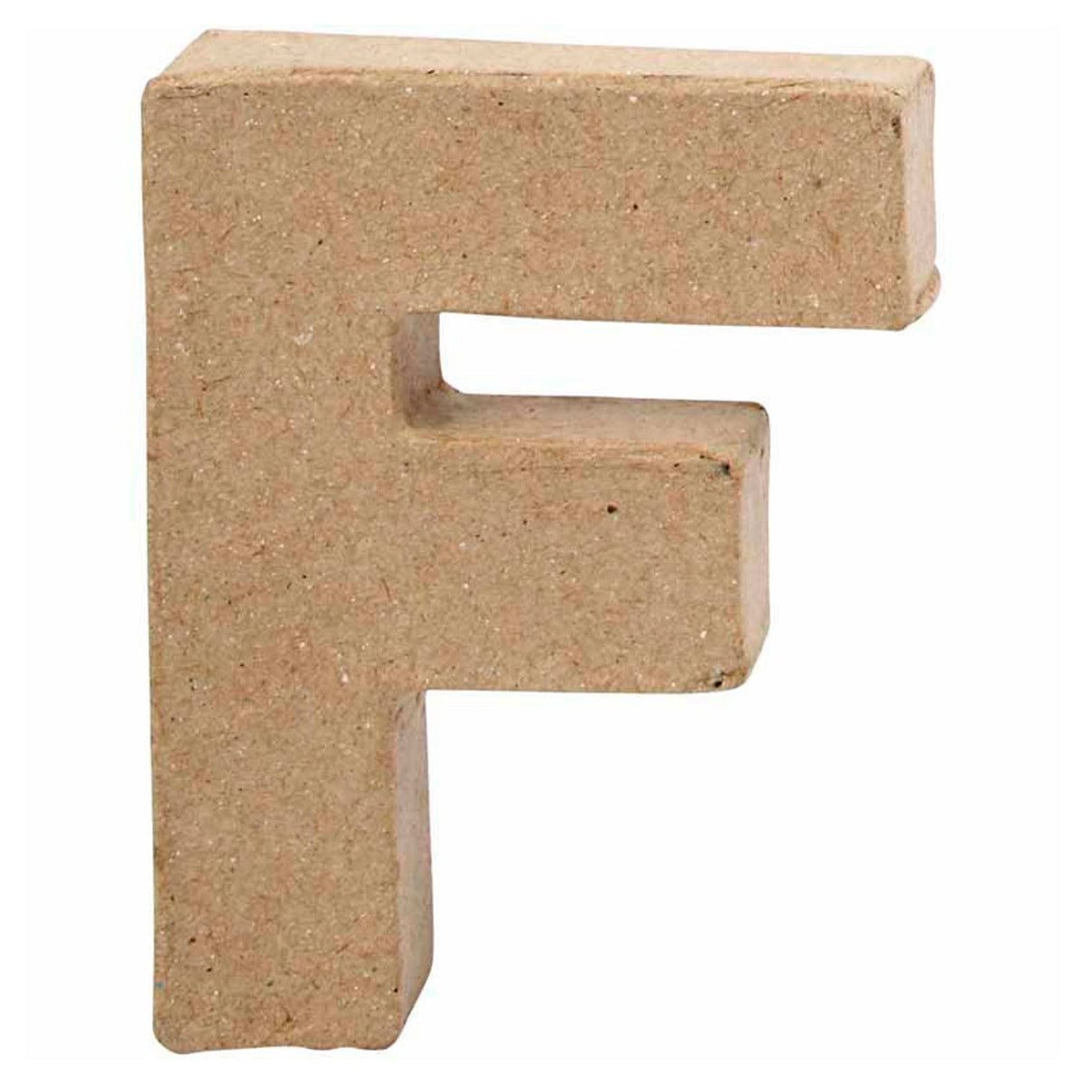 Kreatywny list firmowy z papieru-mâché - f, 10cm
