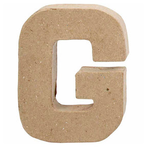 Kreatywny list firmowy z papieru-mâché - g, 10cm