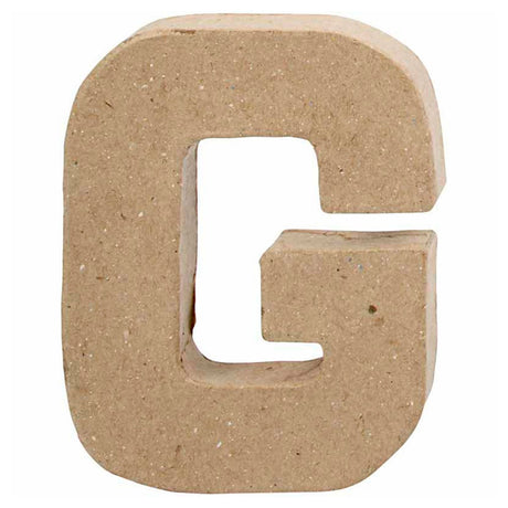 Kreatywny list firmowy z papieru-mâché - g, 10cm