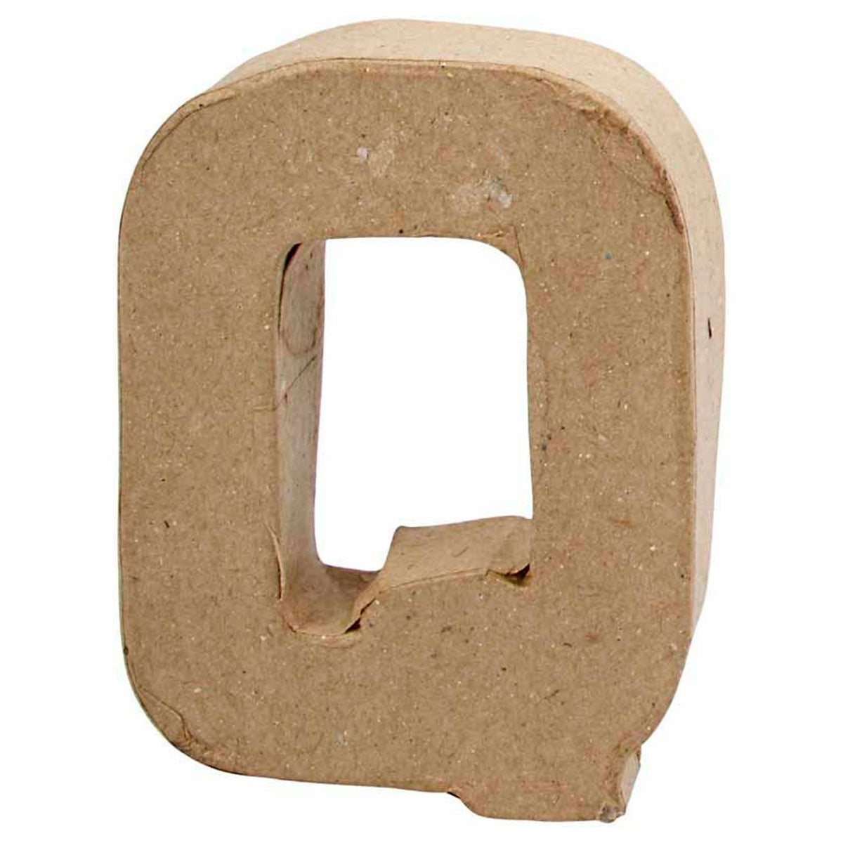 Kreatywny list firmowy z papieru-mâché - q, 10cm