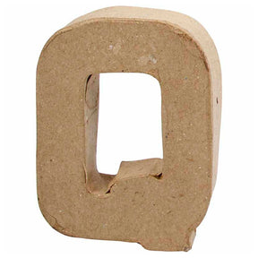 Kreatywny list firmowy z papieru-mâché - q, 10cm
