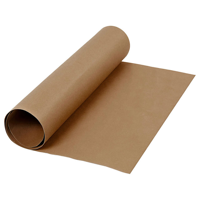 Papier firmowy Creativ ze sztucznej skóry ciemnobrązowy, 1mtr.