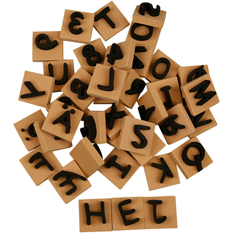 Firma Creativ https: www.cchobby.nl stemple-piankowe-rozmiar-3x3-cm-grubość-13-mm-42-sztuka-1-pudełko