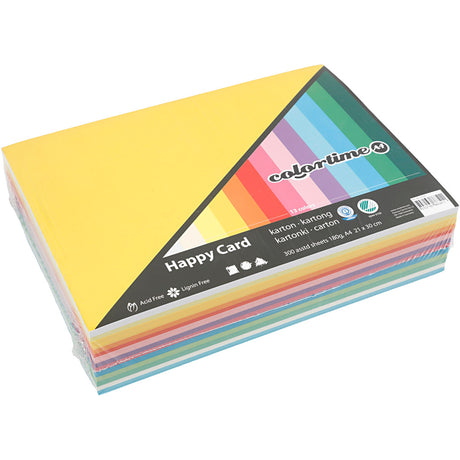 Creativ Company Spring Carton Color A4, 180gr, 300 arkuszy