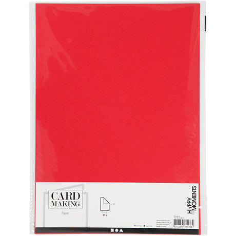 Papier firmowy Creativ czerwony a4 80gr, 20 szt.