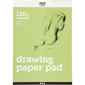 Blok rysunkowy firmy Creativ biały a4 120gr, 30 kartek