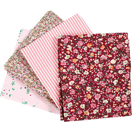 Firma Creativ https: www.cchobby.nl patchwork-fabric-size-45x55-cm-100-gr-pink-4-piece-1-ball