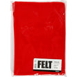 Filc hobbystyczny firmy Creativ, czerwony, A4, 10 kartek