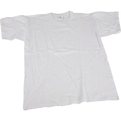 T-shirt firmowy Creativ biały z okrągłym dekoltem, bawełniany, 5-6 lat