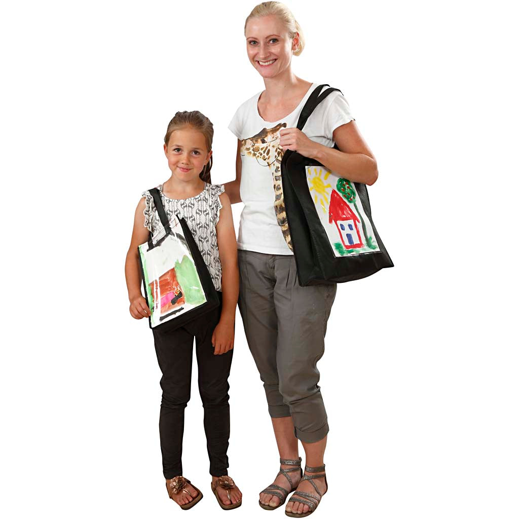 Creativ Company Black Bar -Borka z plastikowym przodem