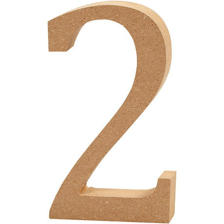 Creativ Company Numer 2 MDF 13 cm, 1st.