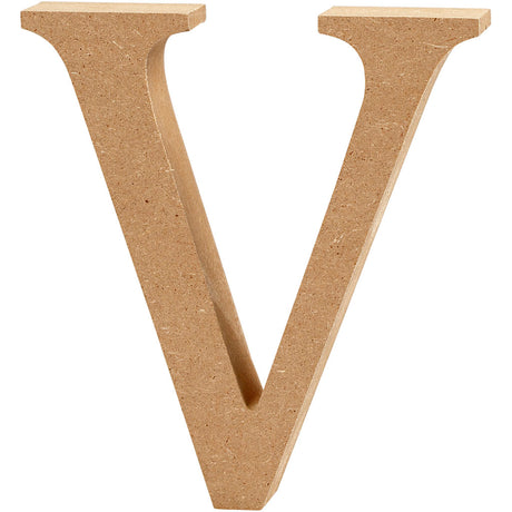 Creativ Company Letter V MDF 8CM, 1st.
