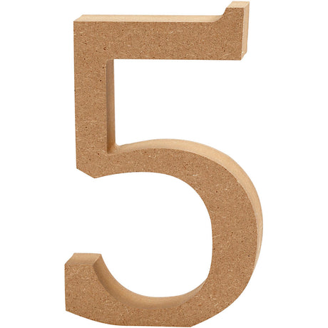 Creativ Company numer 5 MDF 8 cm, 1st.