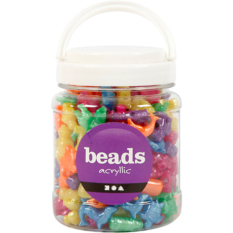 Creativ Company Figurs Peads Pearl Clear in Pant, 220st.