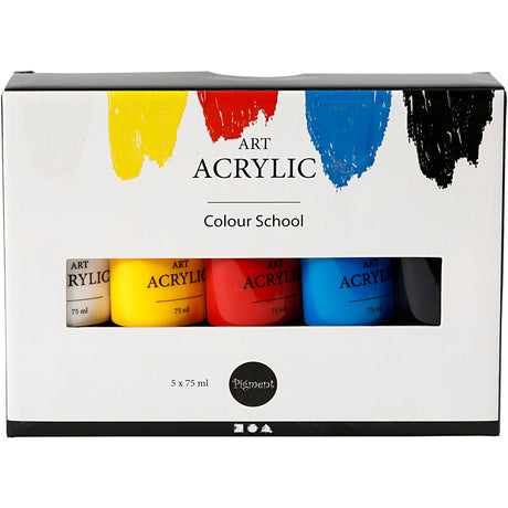 Sztuka pigmentowa https: www.cchobby.nl akryl-paint-color-school-semi-glossy-diverse-colors-5x75-ml-1-doos