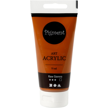 Creativ Company Pigment Art Acryl Farba Raw Sienna Bruin, 75 ml