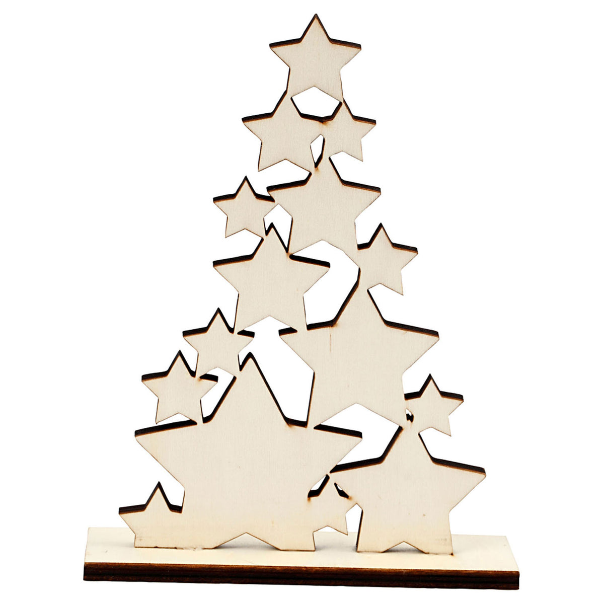 Firma Creativ https: www.cchobby.nl Choinka-wys.-19-6-cm-gł.4-cm-szer.14-7-cm-1-szt.