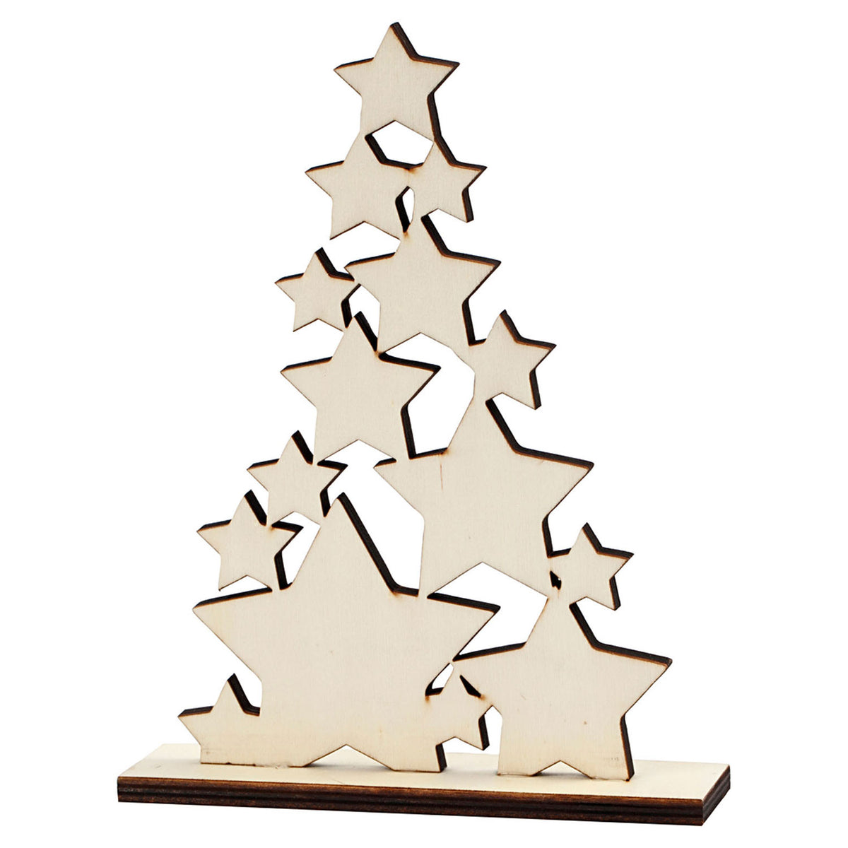 Firma Creativ https: www.cchobby.nl Choinka-wys.-19-6-cm-gł.4-cm-szer.14-7-cm-1-szt.