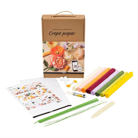 Firma Creativ https: www.cchobby.nl starter-hobbyset-crepepaper-diverse-colors-1-box