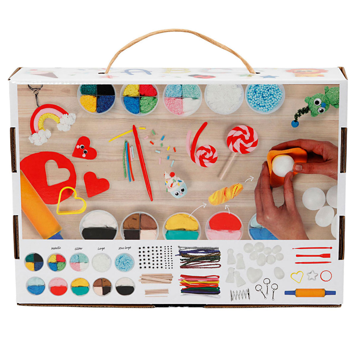 Firma Creativ https: www.cchobby.nl foam-clayr-en-silk-clayr-set-diverse-colors-1-set
