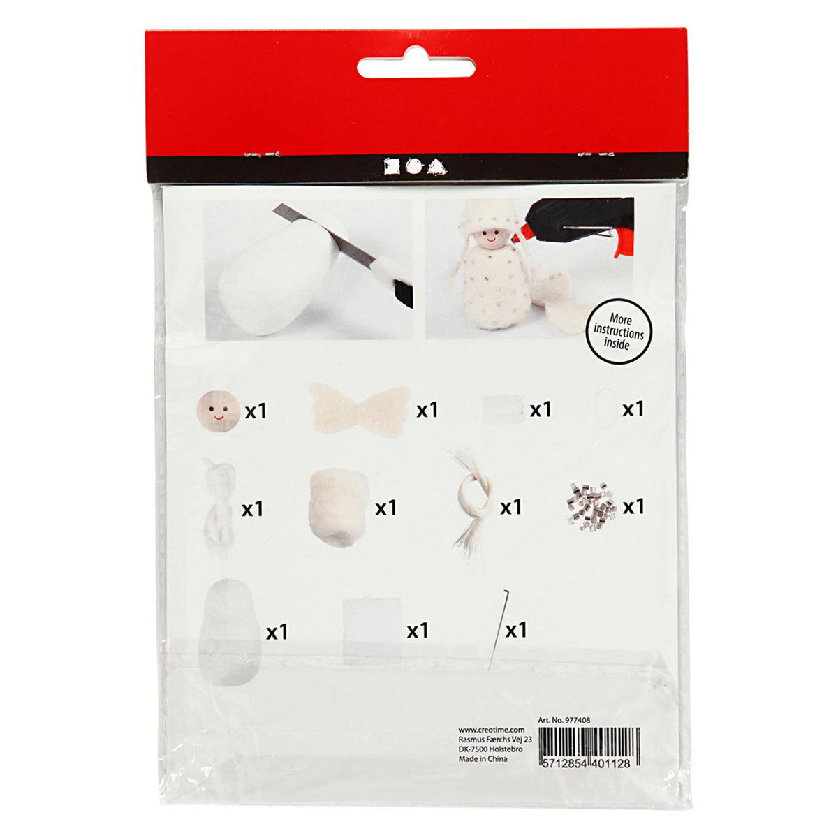Firma Creativ https: www.cchobby.nl kreatywny-mini-kit-engel-h-10-cm-1-doos
