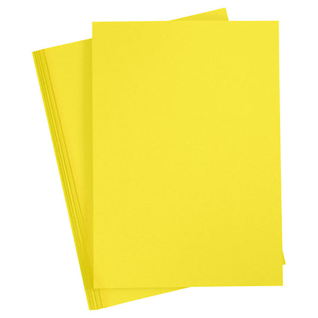 Firma Creativ kolorowa tektura słoneczna żółć a4, 20 kartek