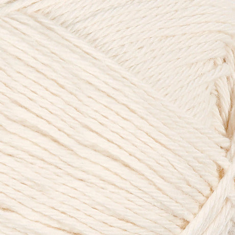 Włóczka bawełniana firmy Creativ w kolorze złamanej bieli, 50gr, 170m