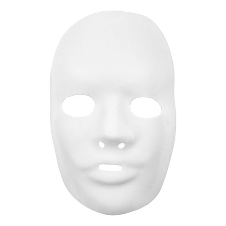 Firma Creativ Plastic Mask White, 24x25.5 cm