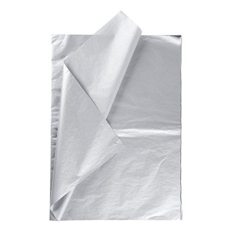 Creativ Company Tissue Paper Silver 6 Arkusze 14 gr, 50 x 70 cm