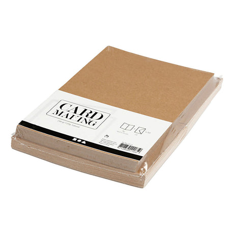 Creativ Company Karty i koperty Naturel, 50 zestawów