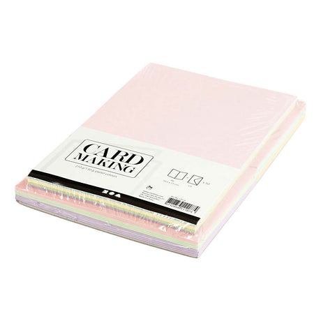 Firma Creativ https: www.cchobby.nl karty-i-koperty-rozmiar-karta-10-5x15-cm-rozmiar-koperta-11-5x16-5-cm-110-220-pastelkolory-50-zestaw-1-pudełko