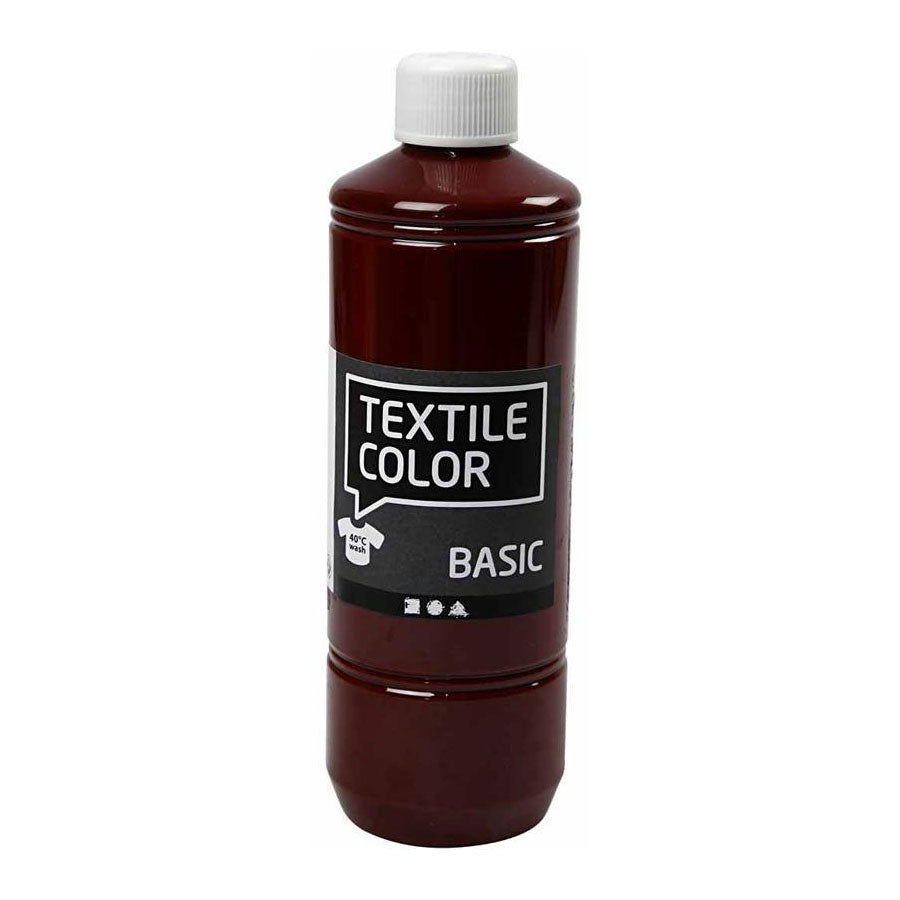 Creativ Company Farbe Farbe Textile - Brown, 500 ml