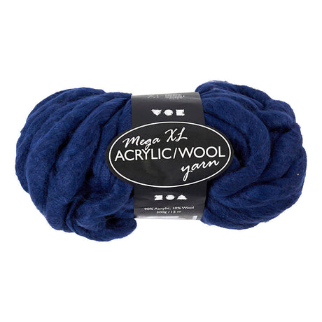 Creativ Company XL przędza z Acryl - Dark Blue, 15m