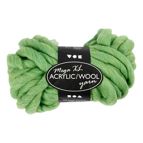 Creativ Company XL Yarn z Acryl - Lime Groen, 15m