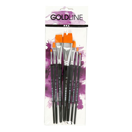 Firma Creativ http: www.cchobby.nl gold-line-penselen-size-0-2-4-8-12-16-20-l-16-5-21-cm-b-1-7-mm-flat-7-piece-1-box