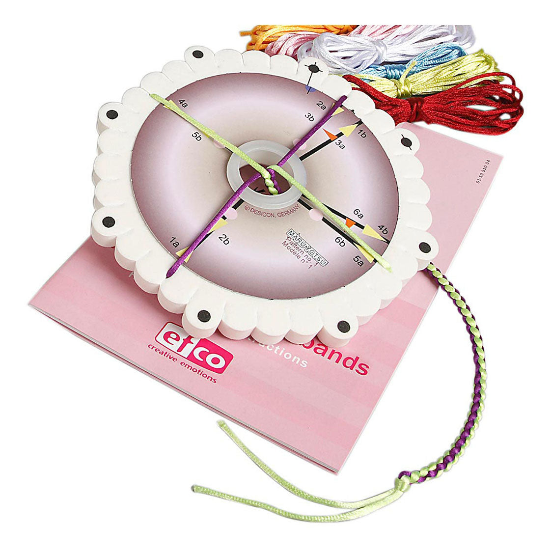 Firma Creativ Kumihimo Kit Braids tworzy zestaw