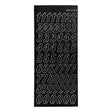 Kompanii Creativ Company Big Figurs Black, 1 arkusz