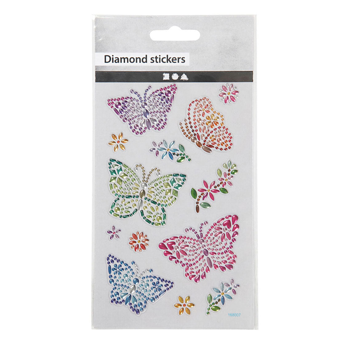 Creativ Company Diamant Nakleing Butterfly, 1 arkusz