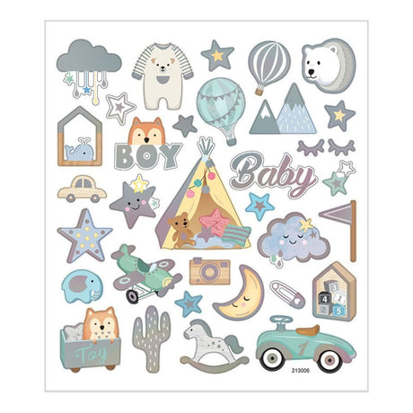 Creativ Company Stickers Baby Boy, 1 arkusz