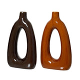 Wazon Decoris porcelanowy 7x18,5x31,7cm 2 różne