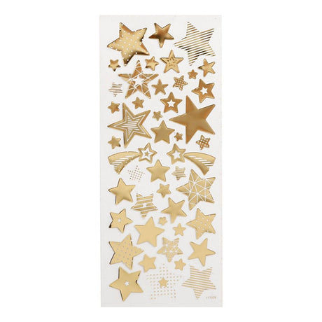 Creativ Company Stickers Gold Stars, 1 arkusz
